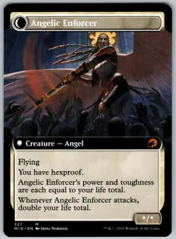 Enduring Angel (Extended Art) M Innistrad: Midnight Hunt 327 NM - Image 2