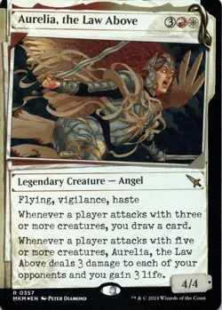 Aurelia, the Law Above FOIL SHOWCASE (0357) Murders at Karlov Manor Magic MTG NM - Image 1
