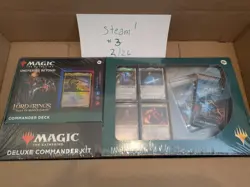 MTG Lord Of The Rings LOTR The Hosts of Mordor DELUXE COMMANDER KIT Magic - Image 1