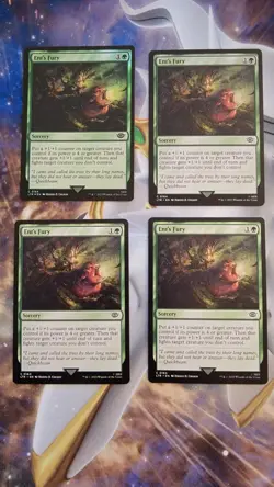 MTG LTR Ent's Fury Playset x4 NM (1 Foil) - Image 1