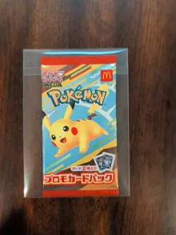 Pokemon TCG McDonalds Promotion Collaboration Booster Pack SEALED Japanese MEGA - Image 1