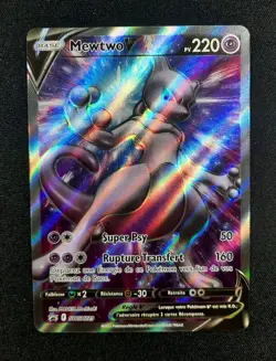 Carte Pokemon : Mewtwo V Full Art 2022 Epee & Bouclier SWSH229 NM 🇲🇫 - Image 1