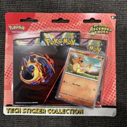 Pokemon TCG | Ascended Heroes | Tech Sticker Pack | Charmander, brand new sealed - Image 1