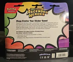 Pokemon TCG Ascended Heros - Tech Sticker Pack New Sealed charmander - Image 2