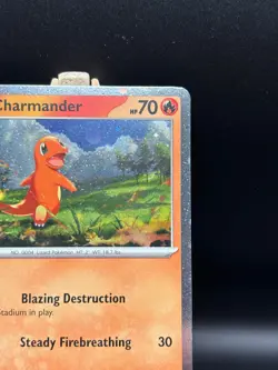 Charmander 004/165 Sv: Scarlet & Violet 151 Cosmos Holo Pokemon NM - Image 5