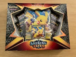 ✅POKEMON: 1X Shining Fates Pikachu V Collection Box NEW FACTORY SEALED - Image 1