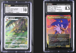 Pokemon CGC 10 GEM MINT Umbreon AR 2025 06 15/15 Gem Pack Vol.2 S.Chinese &Sonic - Image 1
