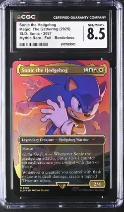 Pokemon CGC 10 GEM MINT Umbreon AR 2025 06 15/15 Gem Pack Vol.2 S.Chinese &Sonic - Image 4