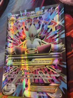 2016 Pokemon M Alakazam EX FULL ART 118/124 XY FATES COLLIDE NM - Image 4