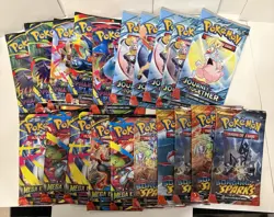 20 Pokemon Vending Booster Packs Mega Evolutions Phantasmal Surging Sparks JT - Image 1