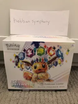 Pokemon Center Scarlet Violet Prismatic Evolutions Elite Trainer Box ETB IN HAND - Image 1