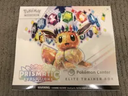 Pokemon Center Scarlet Violet Prismatic Evolutions Elite Trainer Box ETB IN HAND - Image 3