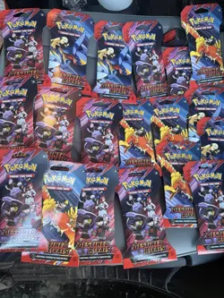 Pokemon TCG Destined Rivals Sleeved Booster Packs Lot of 19- (4 Full Art Sets) - Image 1