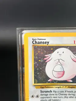 Pokemon Chansey TCG 3/130 Base Set 2 Holo Rare DMG - Image 2