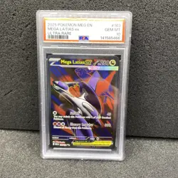 2025 POKEMON MEG EN-MEGA EVOLUTION ULTRA RARE #163 MEGA LATIAS EX PSA 10 - Image 1