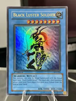 Yugioh ~ HOLO Black Luster Soldier 1st Edition ~ SYE 024-025 ULTRA Rare Set - Image 2