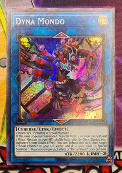Dyna Mondo Super Rare OTS Tournament Pack 25 OP25-EN008 NM - Image 1