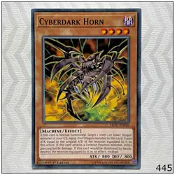 Cyberdark Horn - LEDU-EN026 - Common 1st Edition Yugioh - Image 1