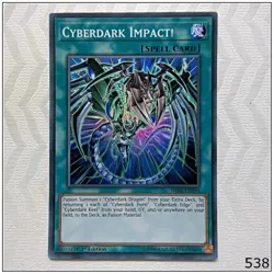 Cyberdark Impact! - SHVA-EN053 - Super Rare 1st Edition Yugioh - Image 1