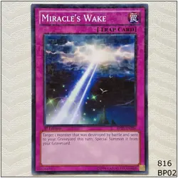 Miracle's Wake - BP02-EN206 - Mosaic Rare 1st Edition Yugioh - Image 1