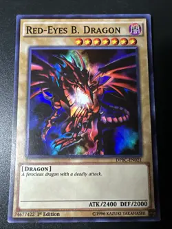 Yugioh Red-Eyes B. Dragon DPBC-EN021 Super Rare 1st Ed - Image 1