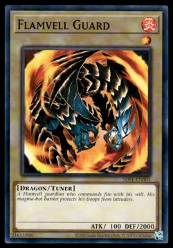 Flamvell Guard Structure: Saga Blue Eyes White Dragon (2020 Reprint) #SDBE-EN005 - Image 1