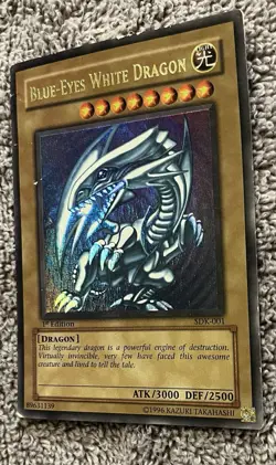 Yu Gi Oh! - Blue-Eyes White Dragon – SDK-001 – 1st Edition - Image 3