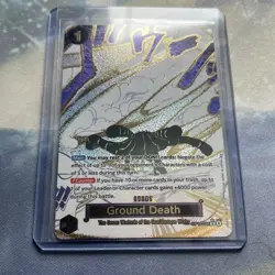 Ground Death (Alternate Art) OP14-096 The Azure Sea's Seven Foil One Piece - Image 1