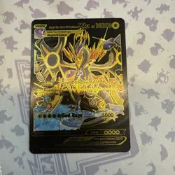 Lugia The God Of Pokemon VMAX Hp10000 Black Foil Fan Art Display Card God Rage💥 - Image 1