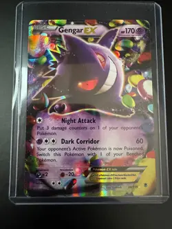 Gengar EX 34/119 Holo Rare XY Phantom Forces Pokemon Card 2014 Near Mint - Image 2
