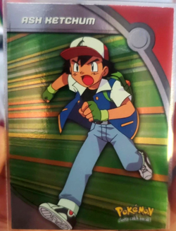 Pokemon Topps Ash Ketchum Foil Card PLUS BONUS CASSIDY - Image 1