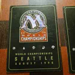 Mtg x2 Cursed Scroll x2 LP/NM - Ben Rubin - 1998 World Championship Magic Card - Image 4