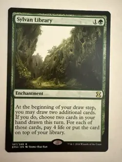 MTG: Sylvan Library Card Regular Eternal Masters 187/249 - Image 1
