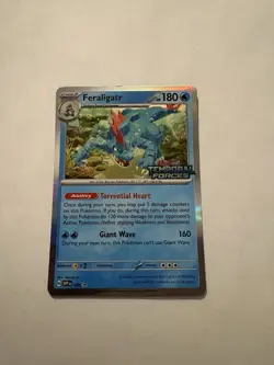 Feraligatr SVP089 Temporal Forces Prerelease Promo Holo Rare Pokemon Card - Image 1