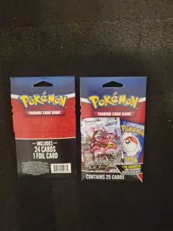 2 Unopened Pokemon 25 Card Packs: With ONE GUARANTEED RARE FOIL CARD IN EACH - Image 2