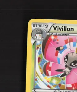 Vivillon 15/162 Breakthrough Cosmos Holo Rare Pokemon Card LP - Image 3