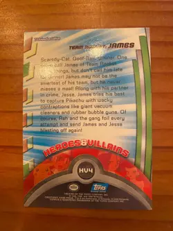 2000 Topps Pokemon Trading Cards Series 2 Holo #HV4 James Team Rocket NM - Image 2