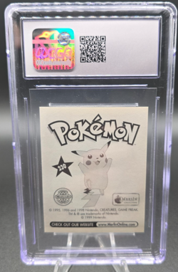 1998 Pokemon Merlin Wartortle #230 Series 1 Sticker Card CGC 9 Mint - Image 2