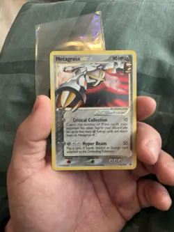 Pokemon Metagross Star 113/113 EX Delta Species Holo Ultra Rare 90 HP Card - Image 2