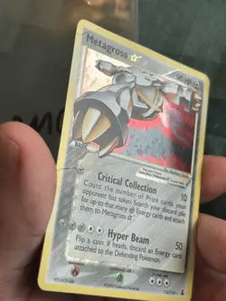 Pokemon Metagross Star 113/113 EX Delta Species Holo Ultra Rare 90 HP Card - Image 4