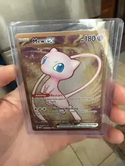 Mew ex 205/165 MEW EN-151 Metal Ultra Premium Collection Promo Pokemon Card - Image 2