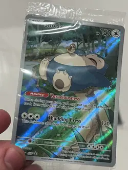 Snorlax SVP EN 051 Black Star Promo Scarlet & Violet Pokemon 151 Card - Sealed * - Image 2