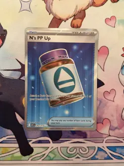 N’s PP Up 262/217 Full Art Ultra Rare Holo Ascended Heroes ASC Pokemon TCG - Image 1