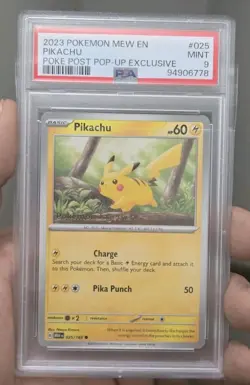 Pikachu (Pokemon Together Promo) - PSA 9 - Pokemon English - Image 1