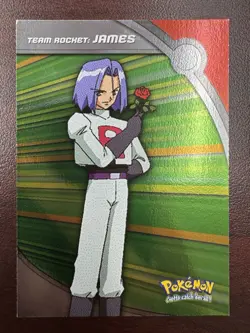James Topps Pokemon Series 2 Heroes & Villains Foil/Holo HV4 Blue Logo - Image 1