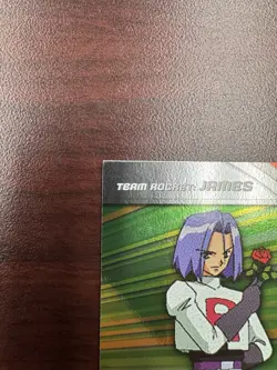 James Topps Pokemon Series 2 Heroes & Villains Foil/Holo HV4 Blue Logo - Image 3