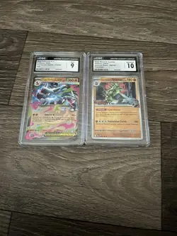 Pokemon TCG CGC slab lot Charizard 9 Tyranitar 10 - Image 1