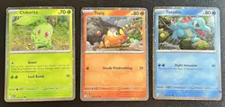 Chikorita 008 Tepig 029 Totodile 041 Cosmos Holo Promos Ascended Heroes Pokemon - Image 1