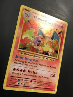 Charizard 11/108 Holo Rare - Pokemon XY Evolutions - Holo Bleed Error - LP - Image 2