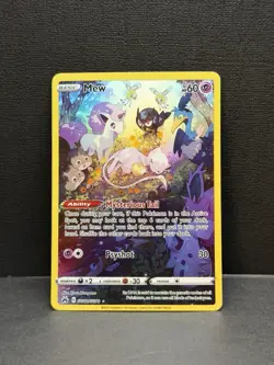 2023 Pokemon Sword & Shield Crown Zenith Galarian Gallery Mew #GG10/GG70 - Image 1